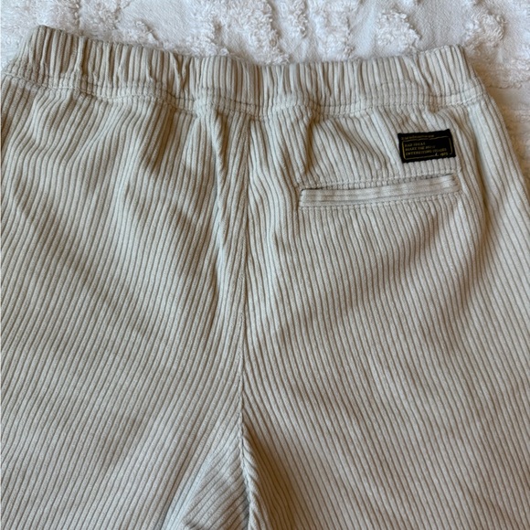 Zara woman’s Cream colored cropped courdoroy Size S with drawstring. - Picture 6 of 8